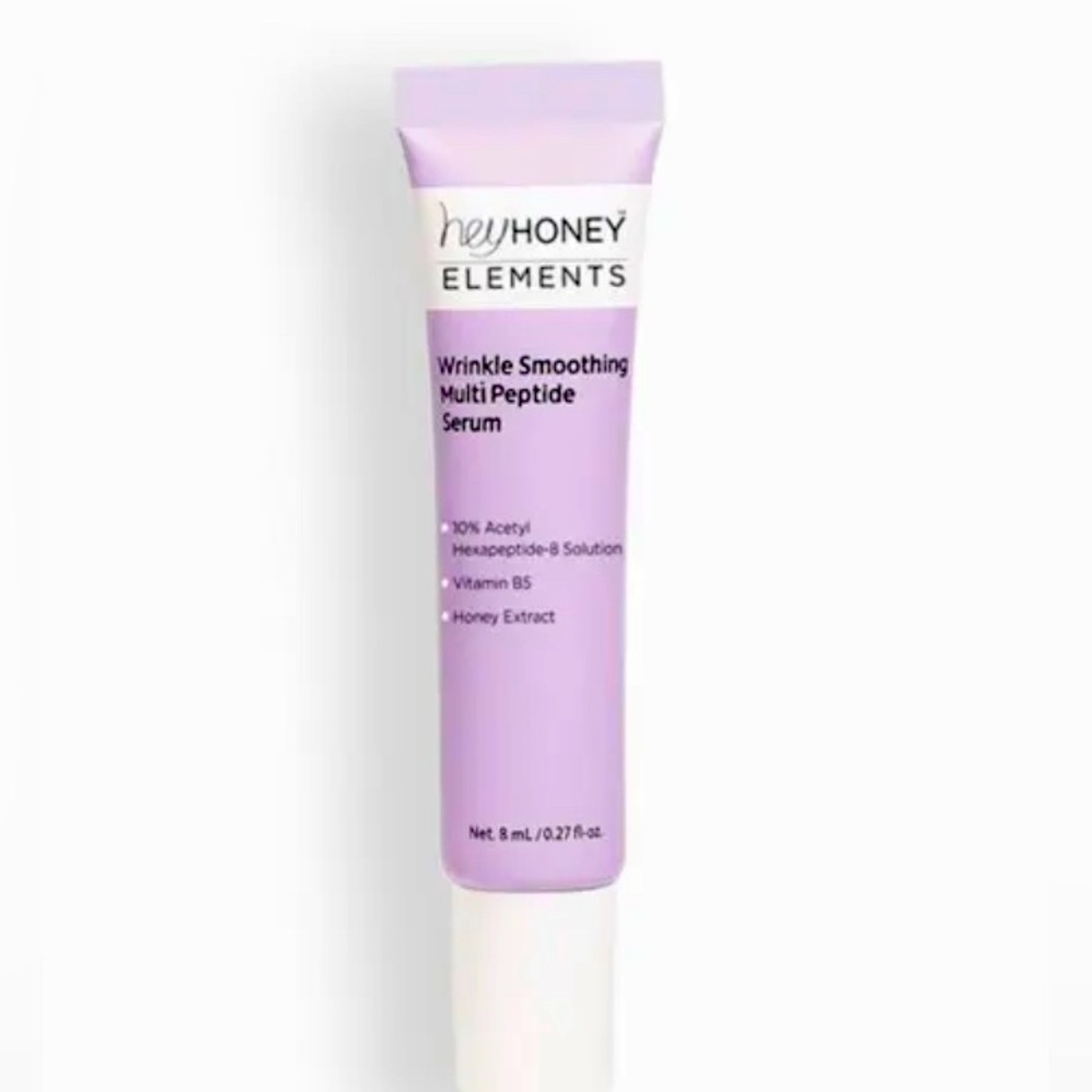 NWT HEY HONEY Elements Wrinkle Smoothing Multi Peptide Serum 8mL
